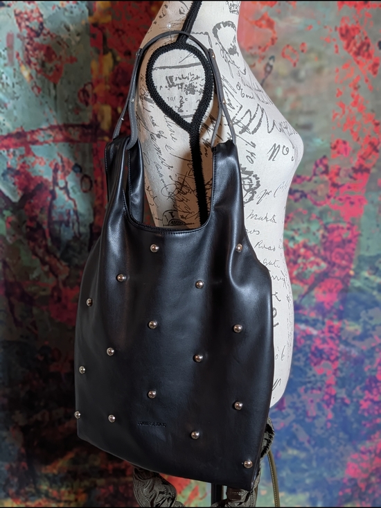 Converse Handbags - Converse Tokyo Black Studded Purse Tote